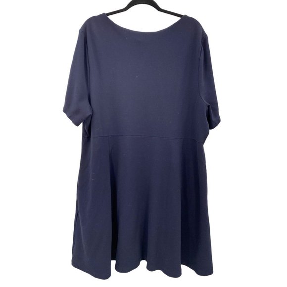 The Limited Collection Dress Pullover Fit & Flare Navy Pockets Career 24W - Picture 7 of 7